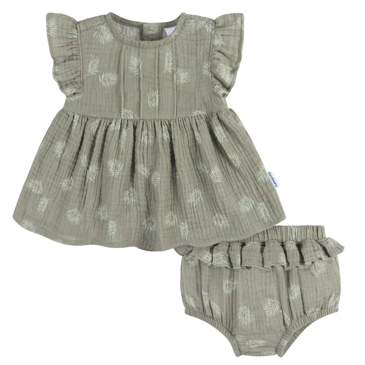 Gerber Baby Girls' Dress and Diaper Cover, 2-Piece | Target