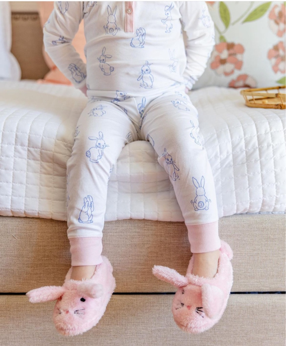 The cutest bunny slippers and pajamas to ever exist!! Perfect for your little bunny for Easter! Boy options linked too! 

#LTKfamily #LTKSeasonal #LTKkids