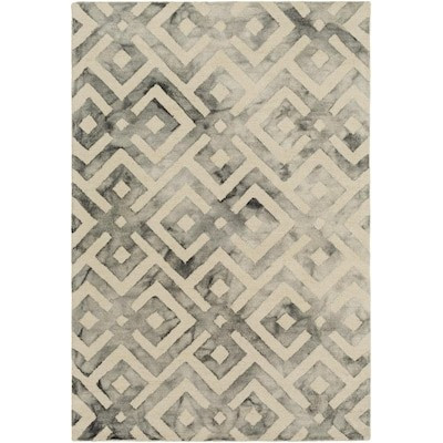 Surya Serafina 8 x 10 Cream Indoor Geometric Mid-Century Modern Handcrafted Area Rug Lowes.com | Lowe's