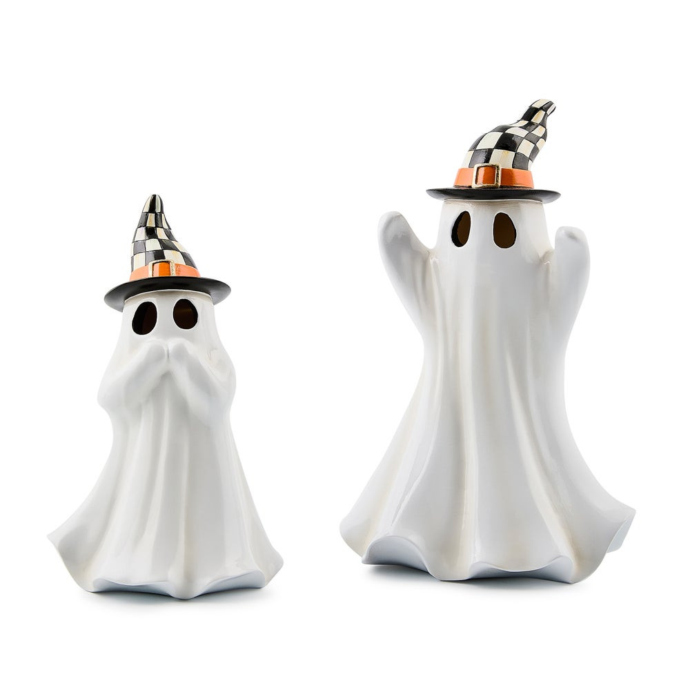 Courtly Illuminated Ghosts, Set of 2 | MacKenzie-Childs