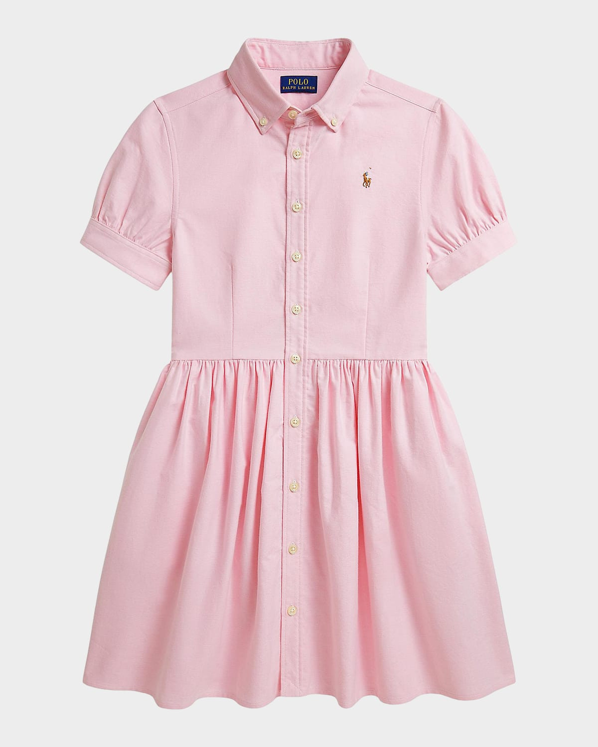 Girl & apos;s Oxford Cotton Shirtdress, Size 7-16 | Neiman Marcus