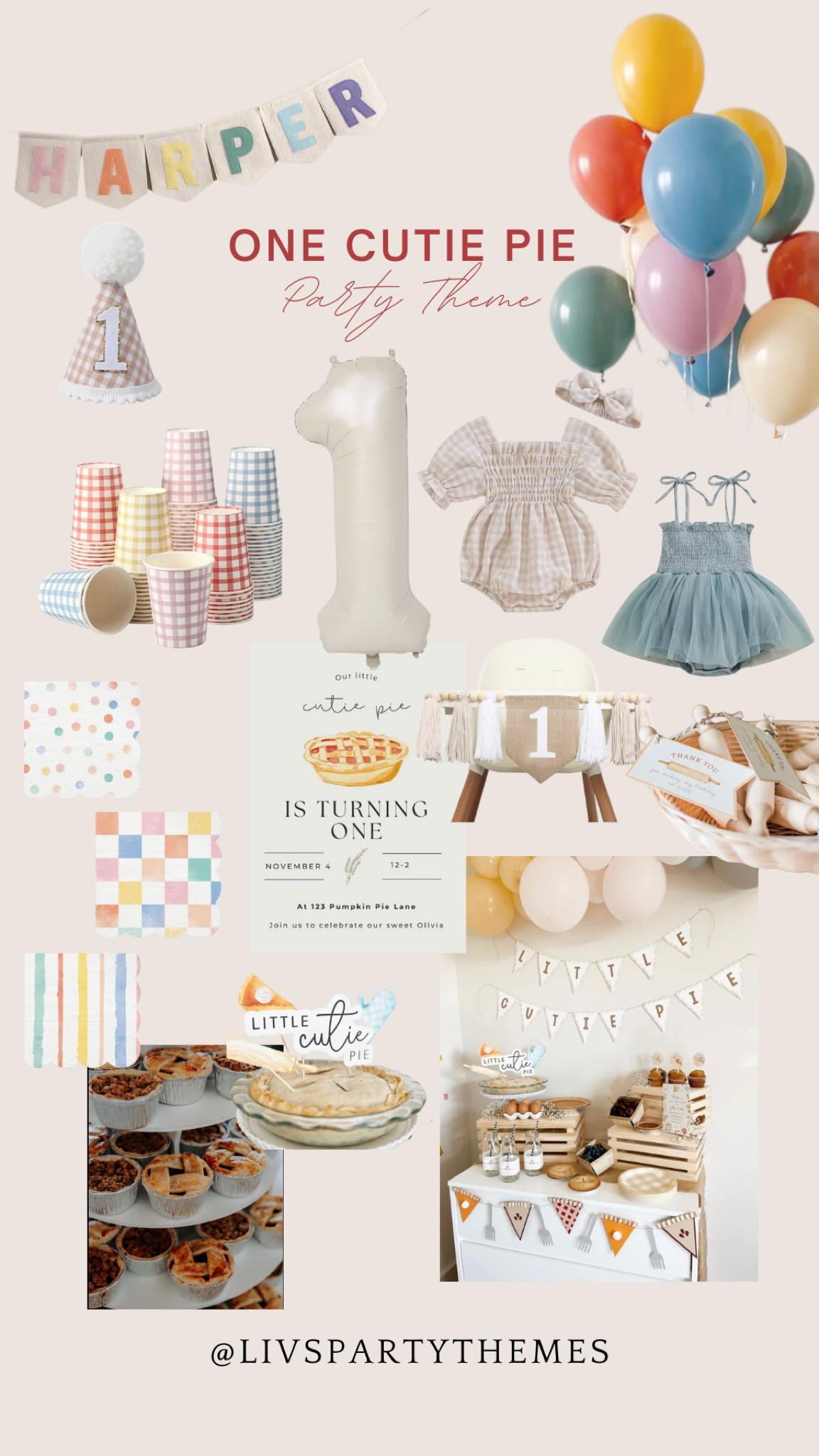 One little cutie pie birthday party theme

#LTKparties #LTKbaby #LTKfamily