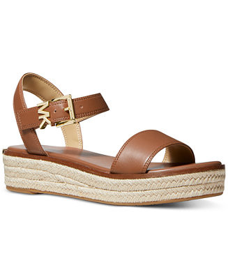Michael Kors Women's Richie Espadrille Platform Wedge Sandals - Macy's | Macy's
