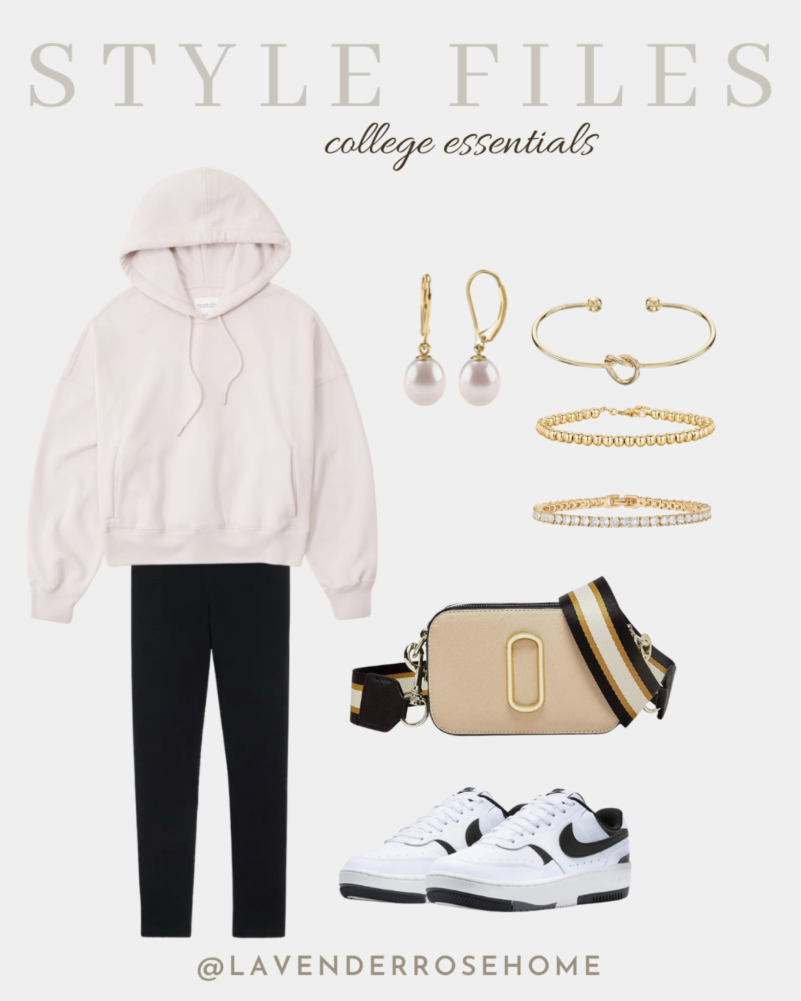 Essential college outfit my daughter loves!

College. Back to Campus. Abercrombie. Nike. Sneakers. College Style. Casual Style. Leggings Outfit. Crossbody Bag. Neutral outfit. Travel Day.

#LTKU #LTKstyletip