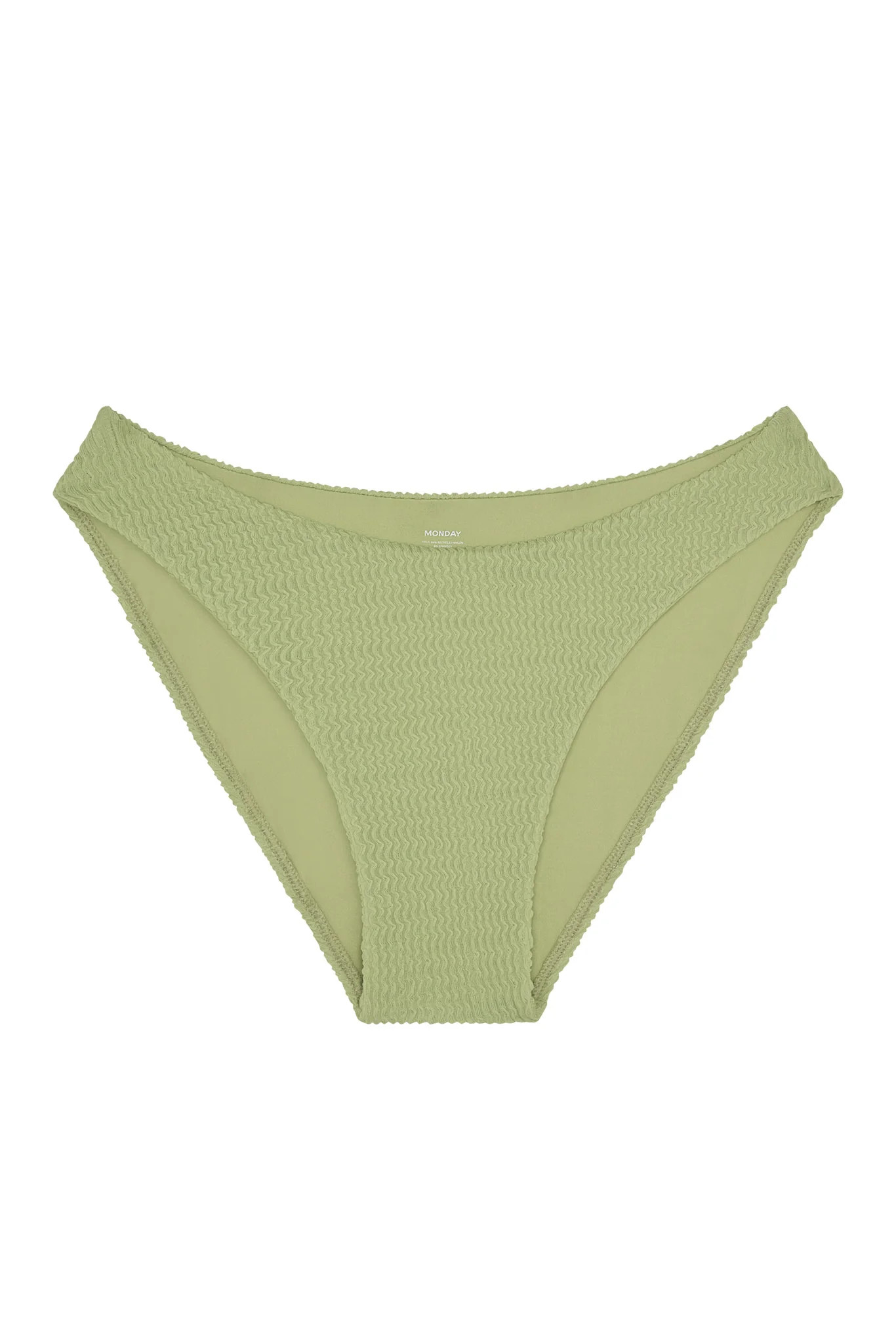 Seychelles Bottom - Avocado Crinkle | Monday Swimwear