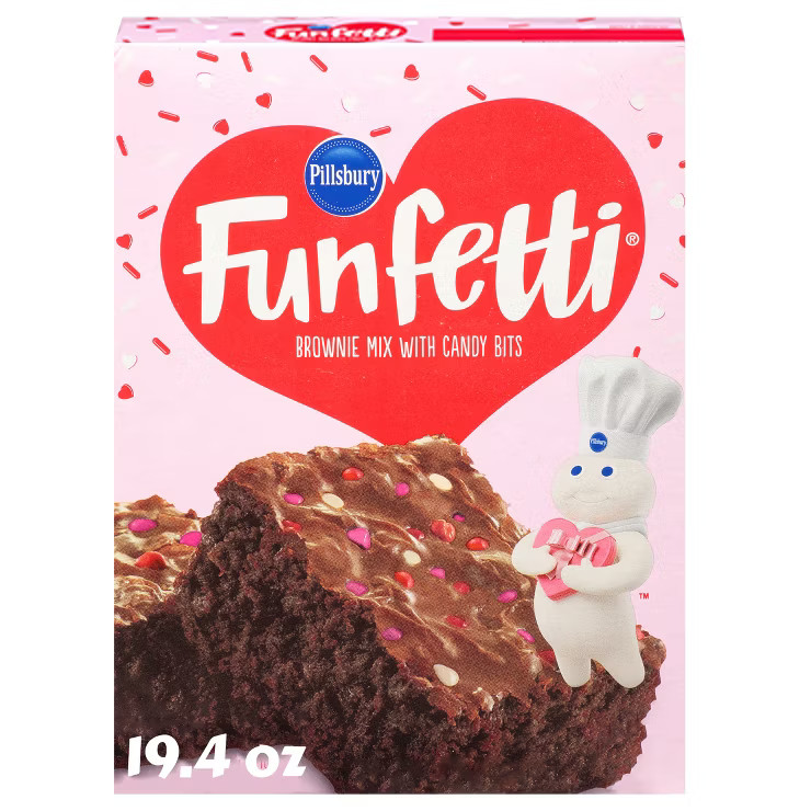 Pillsbury Baking Funfetti Chocolate Fudge Brownie Mix - 19.4oz | Target