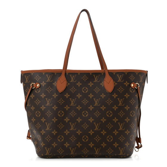 Monogram Calfskin Neo Neverfull Inside Out MM Tan | FASHIONPHILE (US)