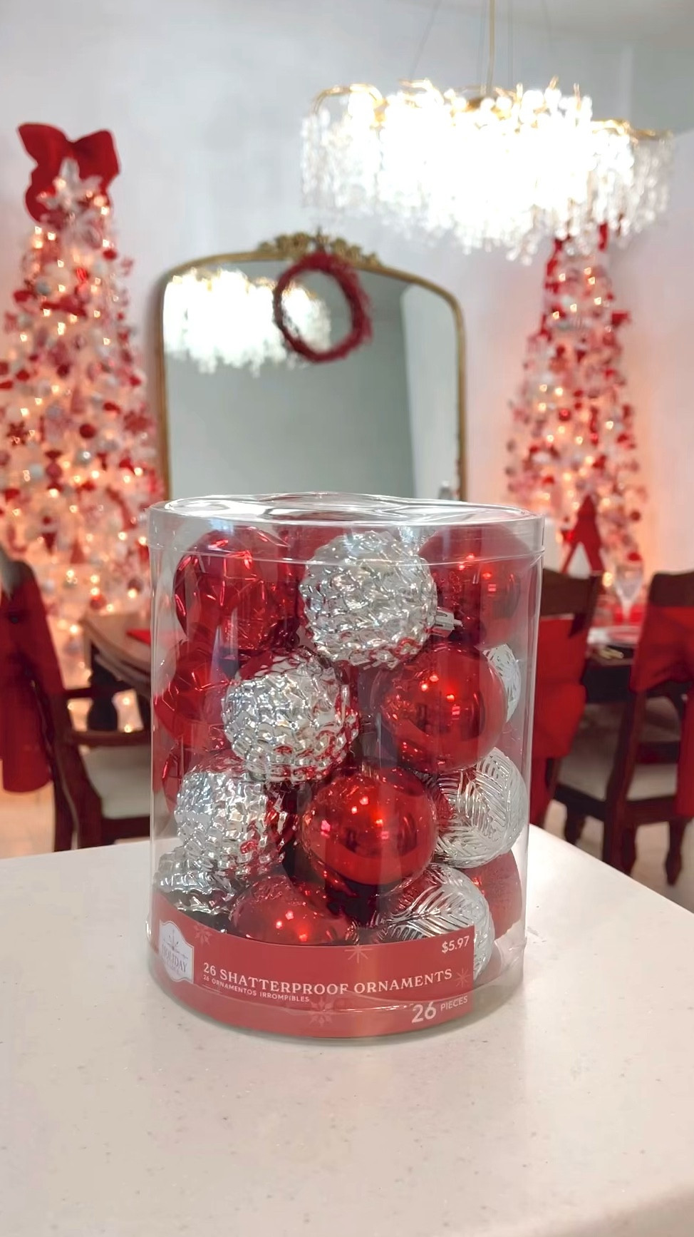 These shatterproof ornaments are awesome. They last year after year too. I started purchasing them 4 years ago and they still look great!! I wanted red, white and silver this year!


Red and White Christmas decor

#homedecor
#holidaydecor  


#LTKOver40 #LTKHoliday #LTKSeasonal #LTKStyleTip #LTKFindsUnder100 #LTKU #LTKSaleAlert #LTKCyberWeek #LTKHome #LTKFindsUnder50 #LTKWatchNow #LTKGiftGuide