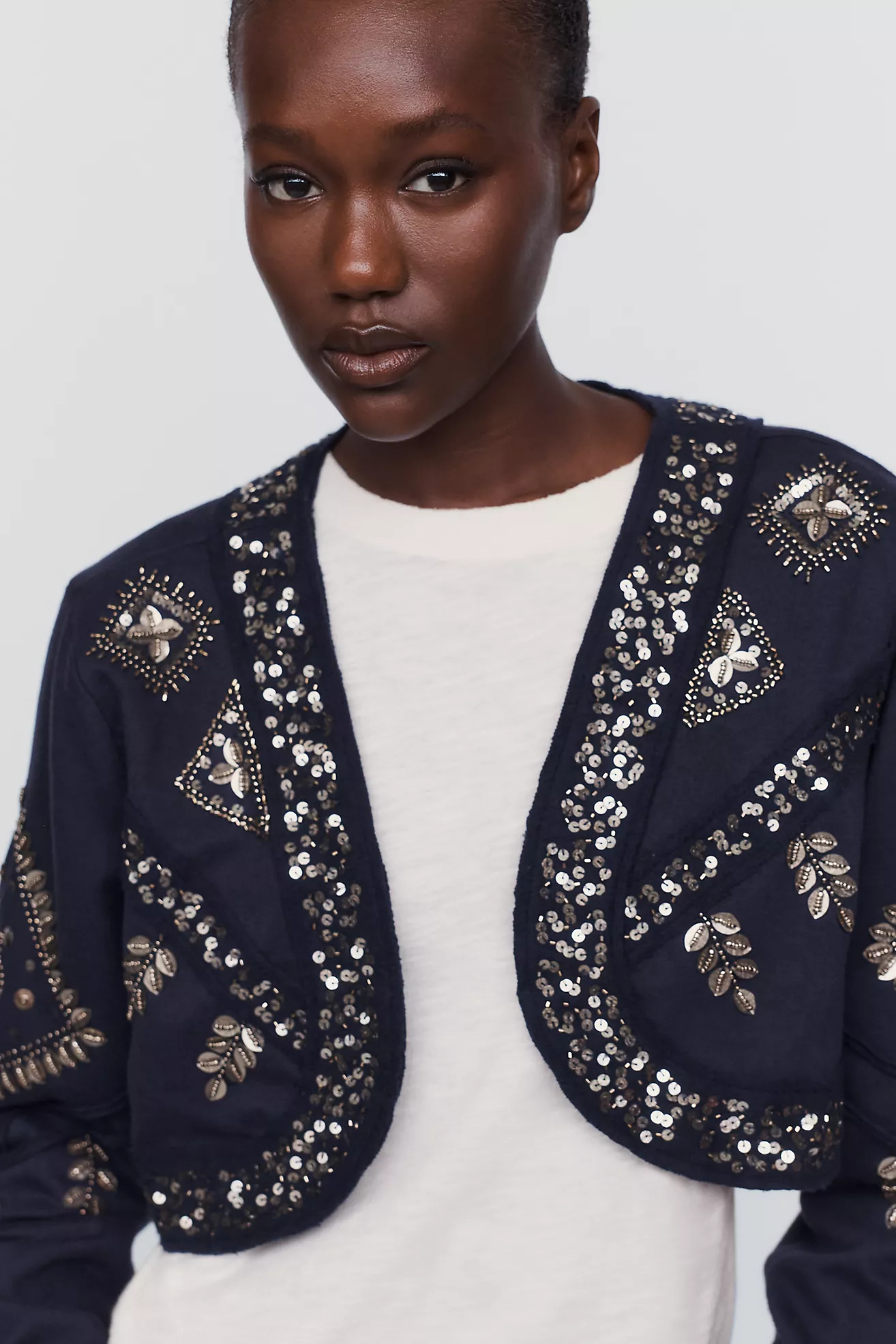 Beaded Shrug Top | Anthropologie (US)