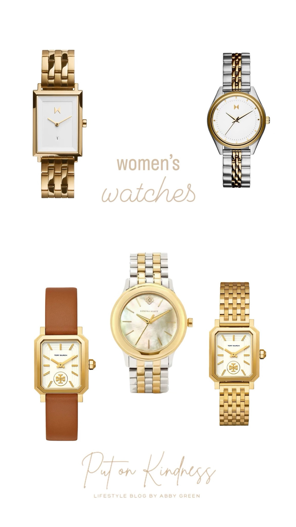 Women’s gold watch. Michelle watch. Tory Burch. Kendra Scott. 

#LTKstyletip #LTKsalealert #LTKGiftGuide