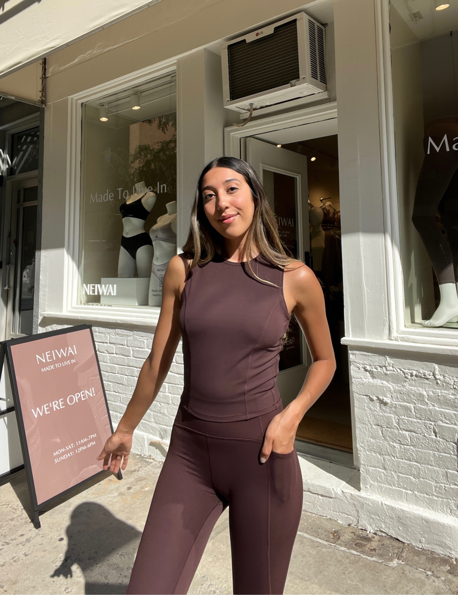 NEIWAI is my go to brand for high quality, everyday essentials.

I'm obsessed with this Mousse Active Set in the color Chocolate Plum. It's perfect for running errands and workouts - comfy and supportive, all in one.

The next time you are in the city, check out the NEIWAI store to experience the products first hand.

(Save this post for the future)

• 260 Elizabeth Street, SOHO, New York

#NEIWAI #MadetoLivein #NEIWAlfriends #neiwaiactive #activewearforwomen #fallactivewear
#Workoutsetsforwomen #workoutsets #brownworkoutset #Workouttank #workoutleggings #dayinthelife #balancedlifestyle #balancedliving #activelifestyle #nyclifestyle #nyclifestyleblogger #nycstyleblogger

#LTKGiftGuide #LTKfindsunder100