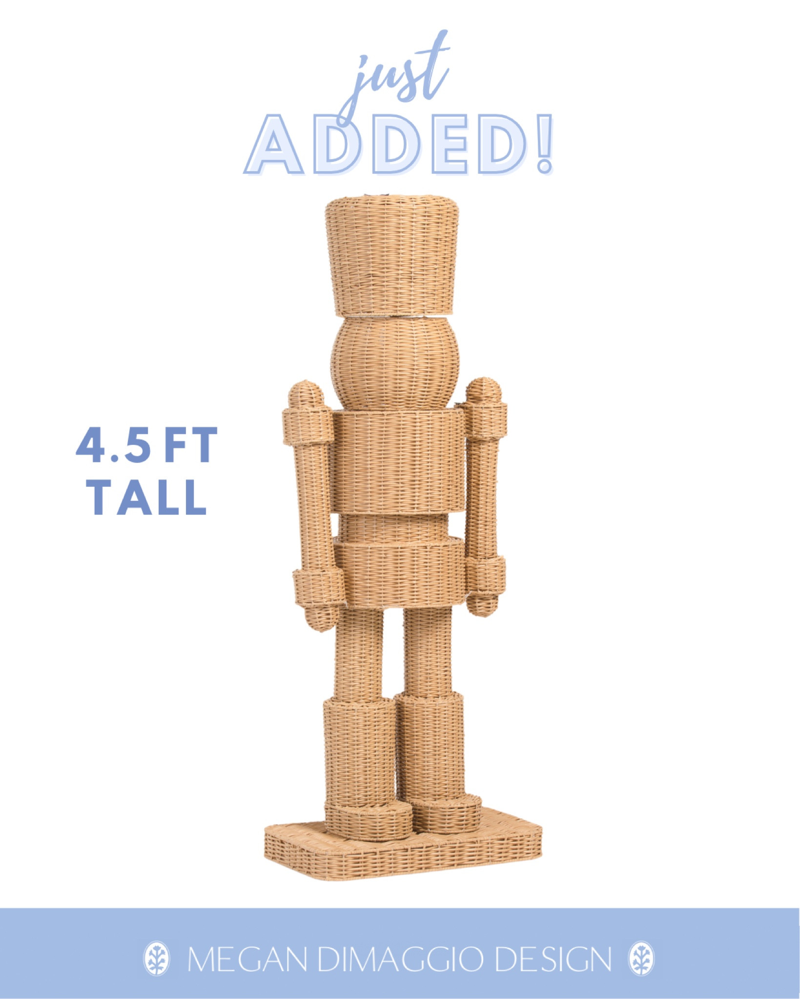 And I can’t believe this 4.5 ft wicker nutcracker was just added online!!! 😍🙌🏻🤣 Feel like normally these type of pieces are in store only finds so I’m pumped it’s online!!! 🏃🏼‍♀️

#LTKHome #LTKHoliday