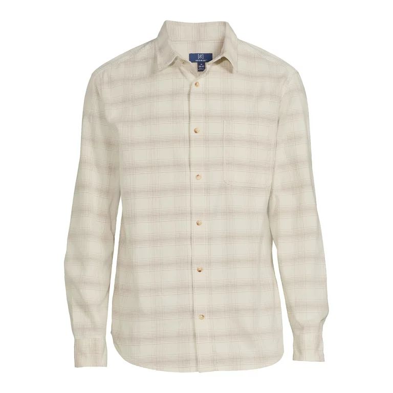 George Men's Corduroy Shirt with Long Sleeves, Sizes S-3XL | Walmart (US)