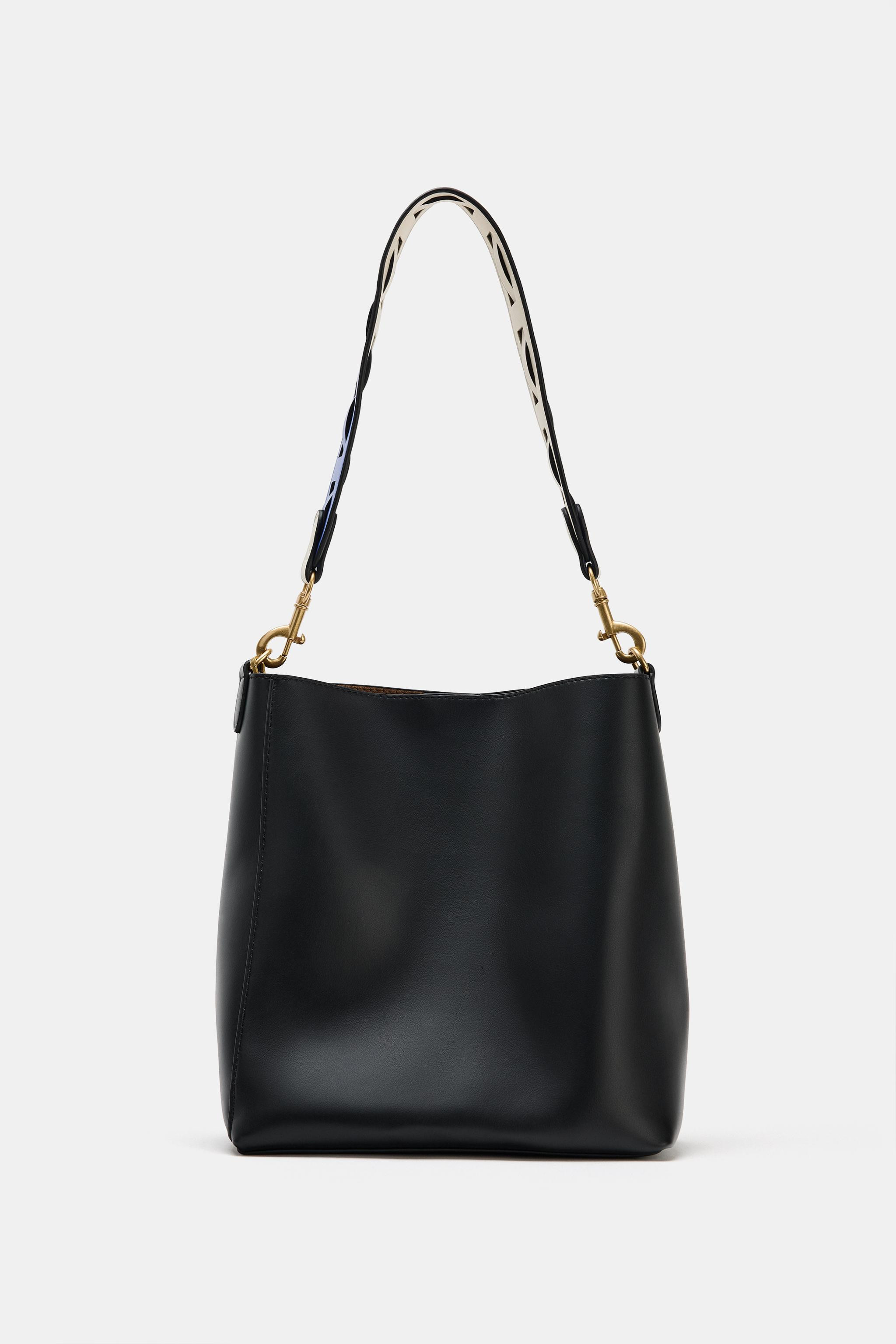 BUCKET BAG WITH STRAP DETAIL | Zara UK