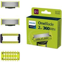 Philips Oneblade 360, 2 Replacement Blades, 1 Body Kit - Qp624/50 | Boots.com