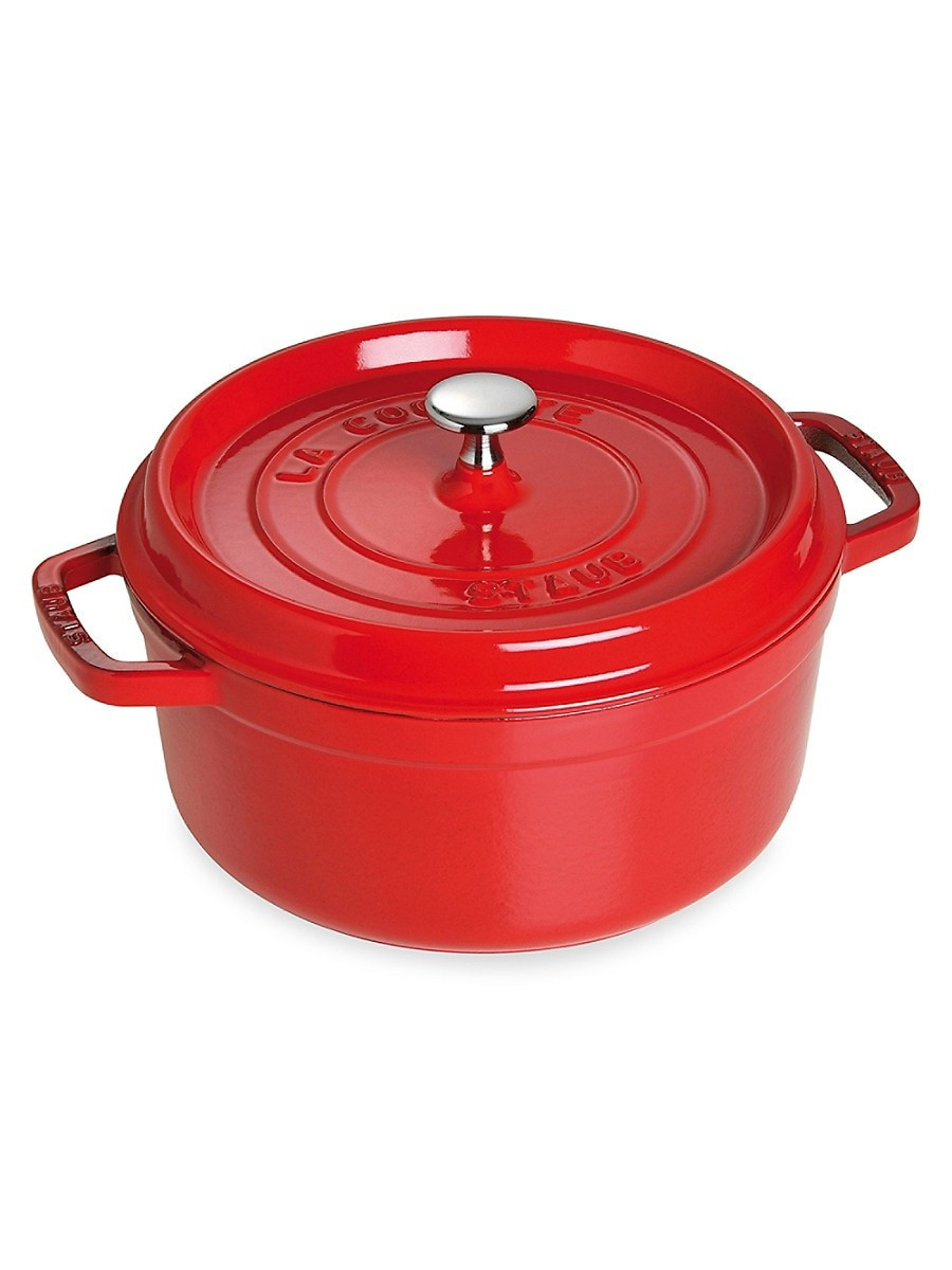 Staub 4-Quart Round Dutch Oven - Cherry | Saks Fifth Avenue OFF 5TH