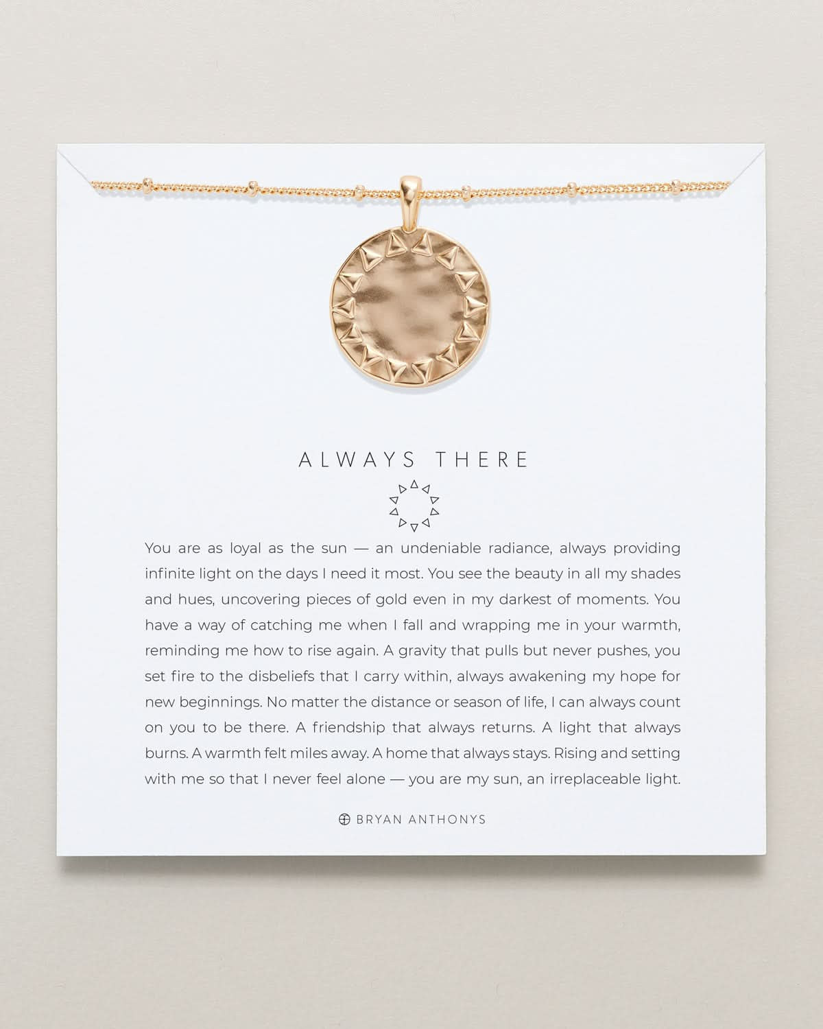 Always There Necklace | Bryan Anthonys