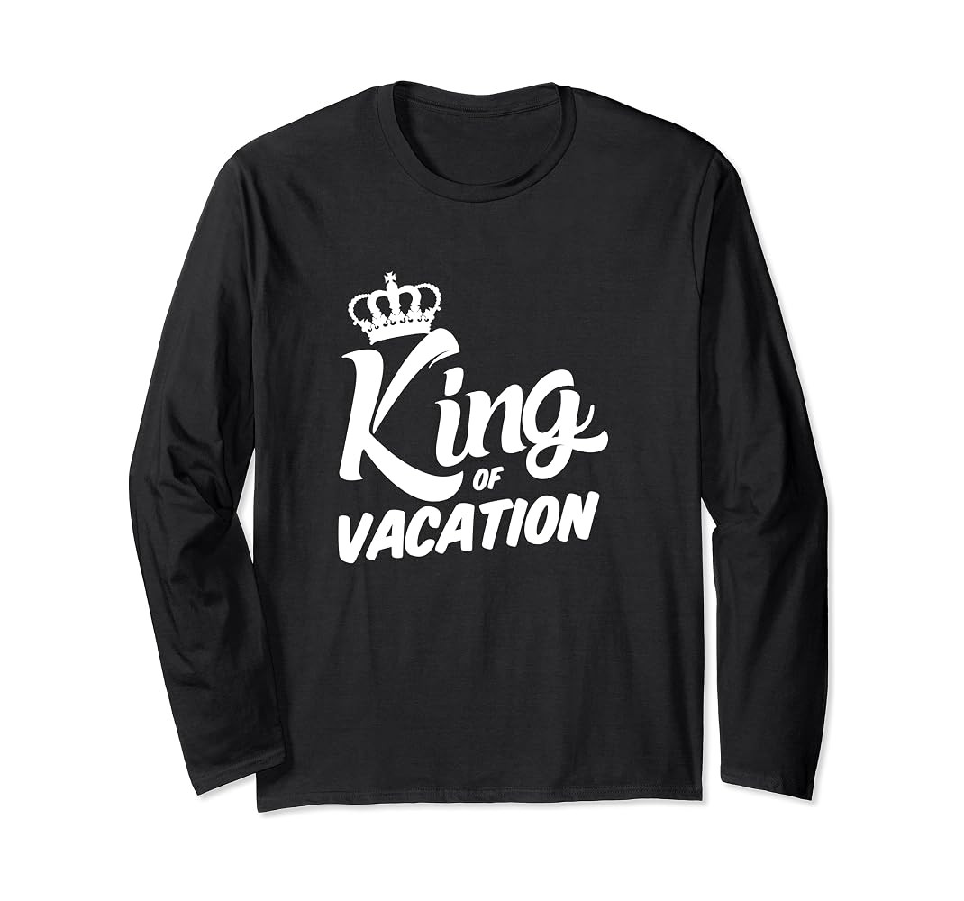 Vacation King Vacation must haves Vacation essentials Long Sleeve T-Shirt | Amazon (US)