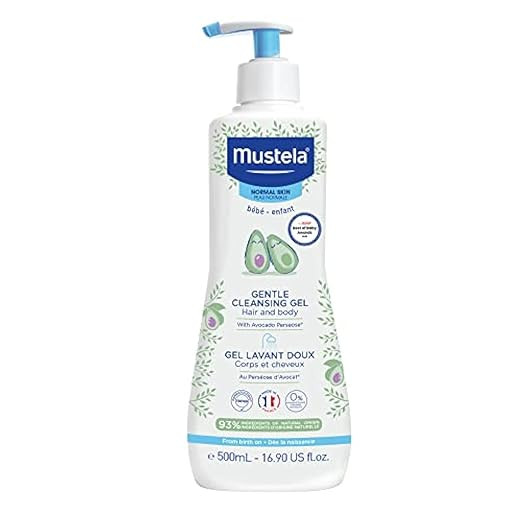Mustela Baby Gentle Cleansing Gel - Baby Hair & Body Wash - with Natural Avocado fortified with V... | Amazon (US)