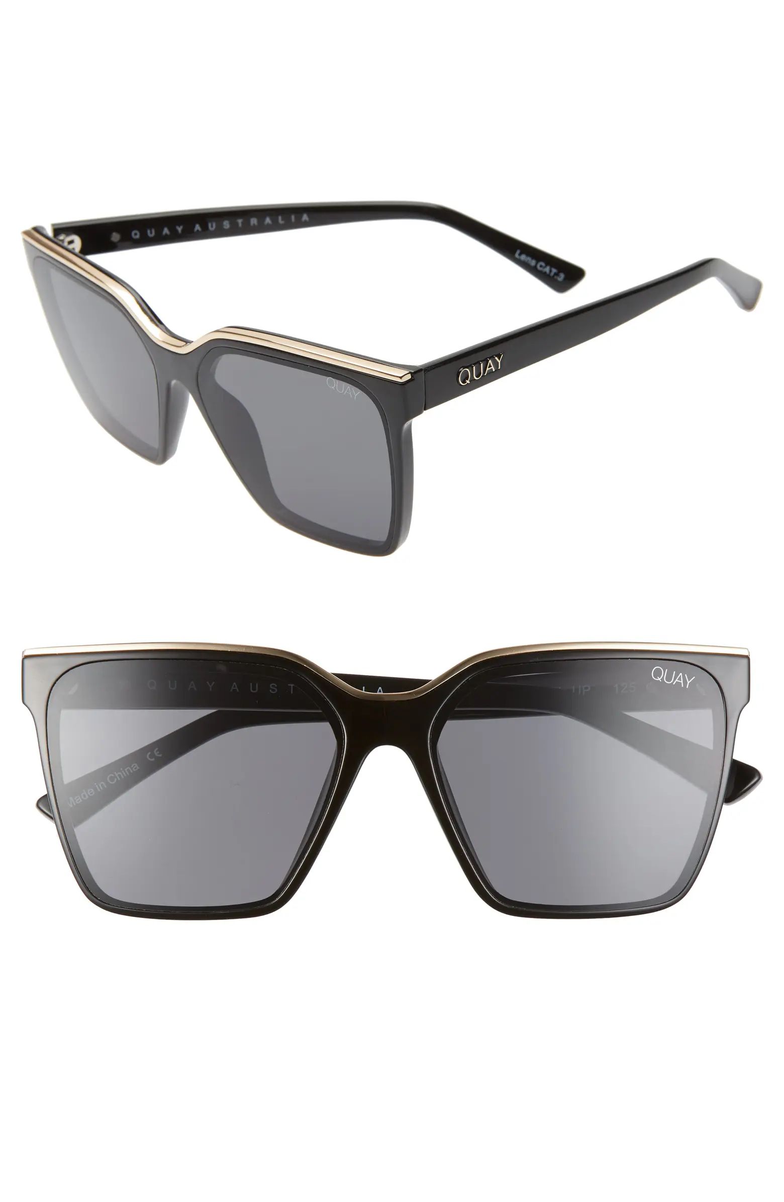 Quay Australia Level Up 55mm Square Sunglasses | Nordstrom | Nordstrom