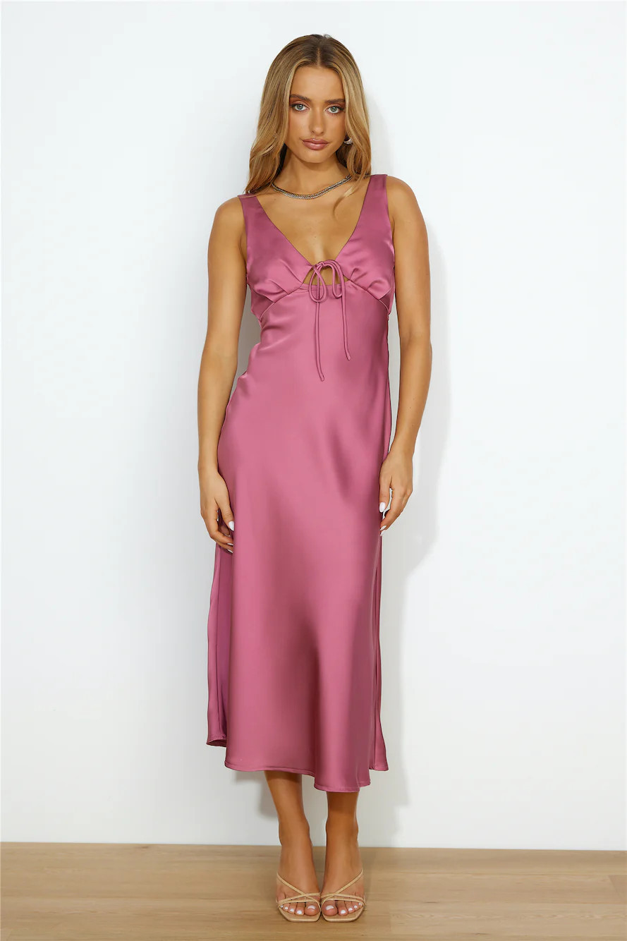 Love To Amaze Midi Dress Pink | Hello Molly (AU)