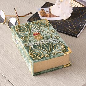 Harry Potter™ Potions Book Velvet Jewelry Box | Pottery Barn Teen
