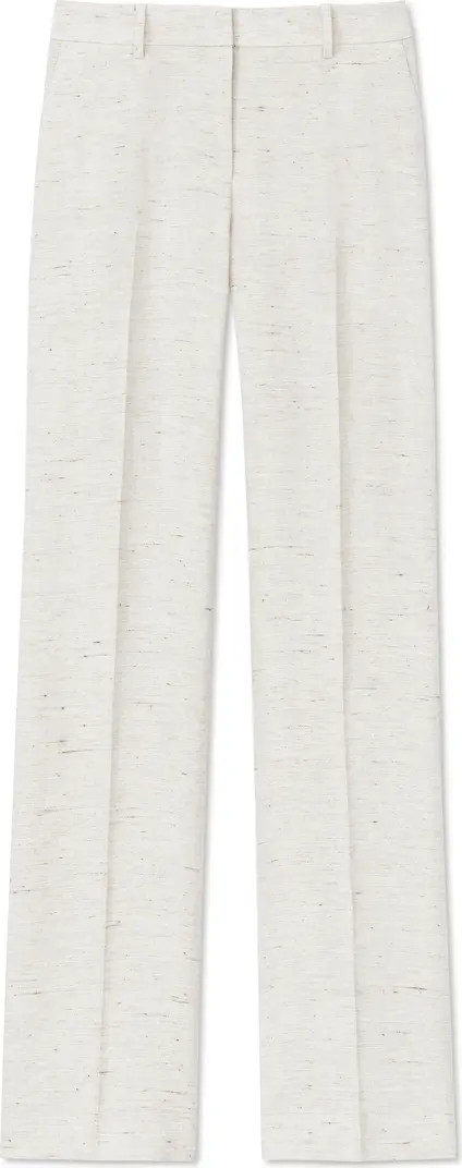 Gates Linen Blend Reed Cloth Straight Leg Pants | Nordstrom