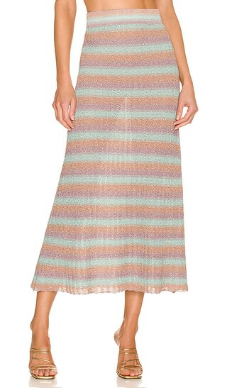Luca Skirt in Blue Combo | Revolve Clothing (Global)