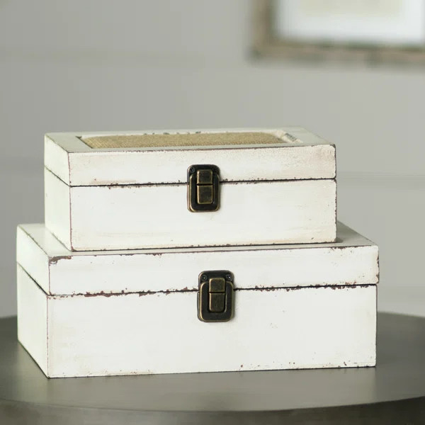 Nazaret 2 Piece Decorative Box Set | Wayfair North America