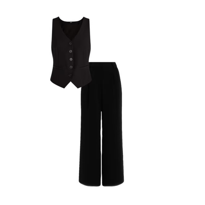 High Waisted Relaxed Trouser | Express