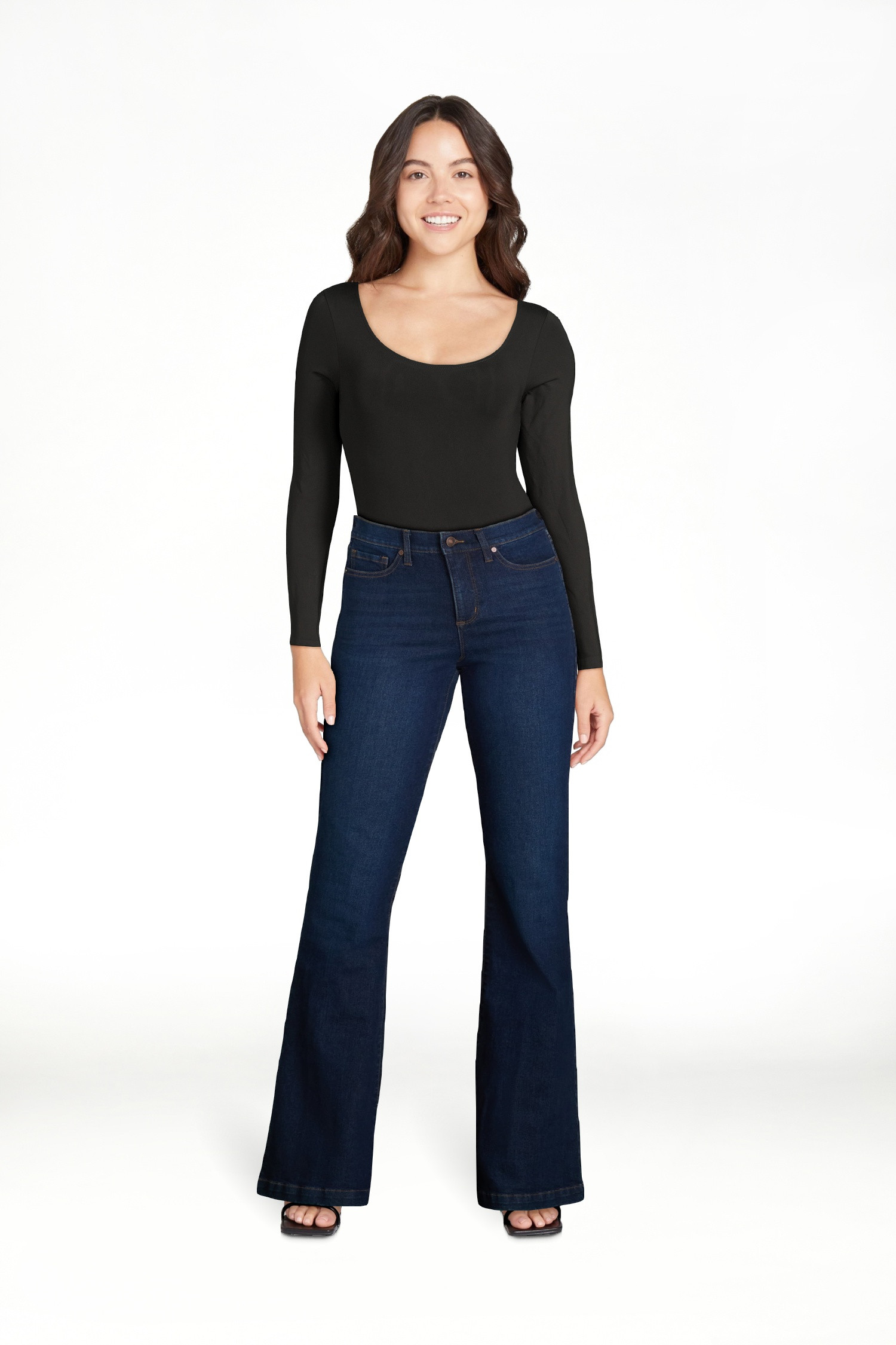 Sofia by Sofia Vergara Women's Melisa Flare High Rise Jeans, 30.5", 32.5" and 34.5" Inseams, Size... | Walmart (US)
