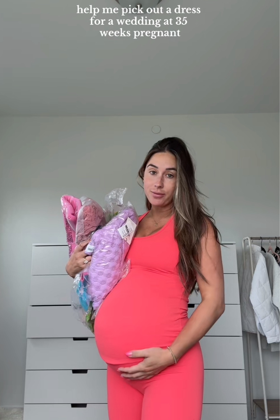 Wedding guest dress options at 35 weeks pregnant 🌺🌷