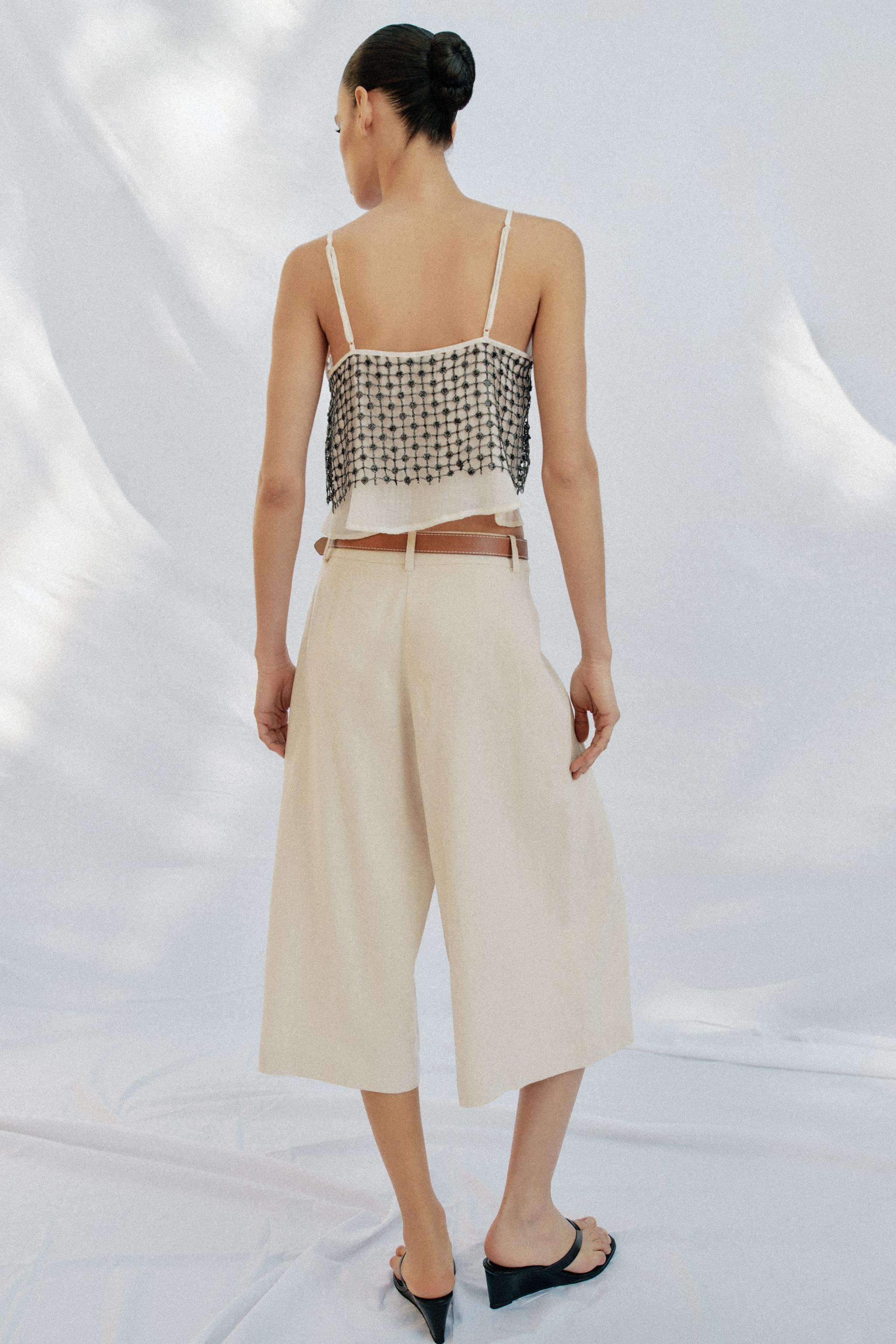 LANGE BERMUDASHORTS MIT G\u00dcRTEL | Zara DE