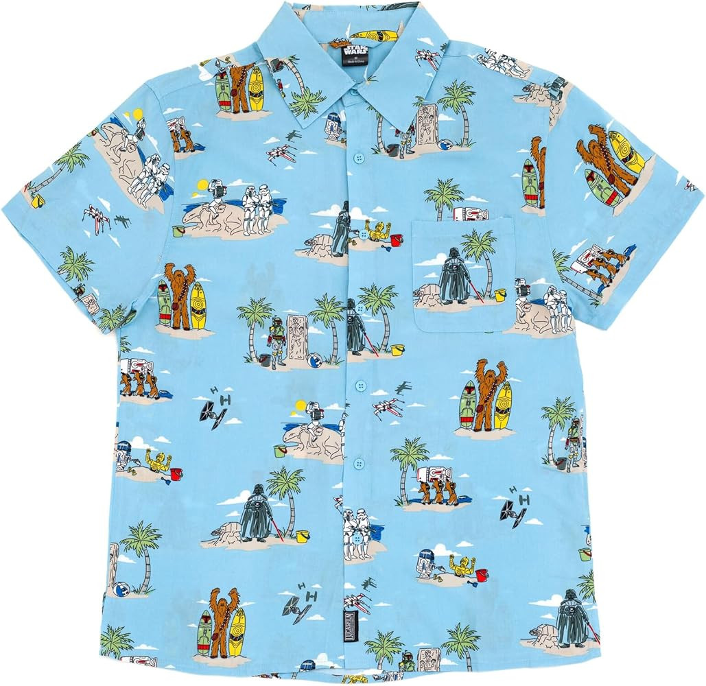 STAR WARS Matching Family Hawaiian Button Down Shirt Newborn to Adult Sizes (0-3 Months - 2XL) | Amazon (US)
