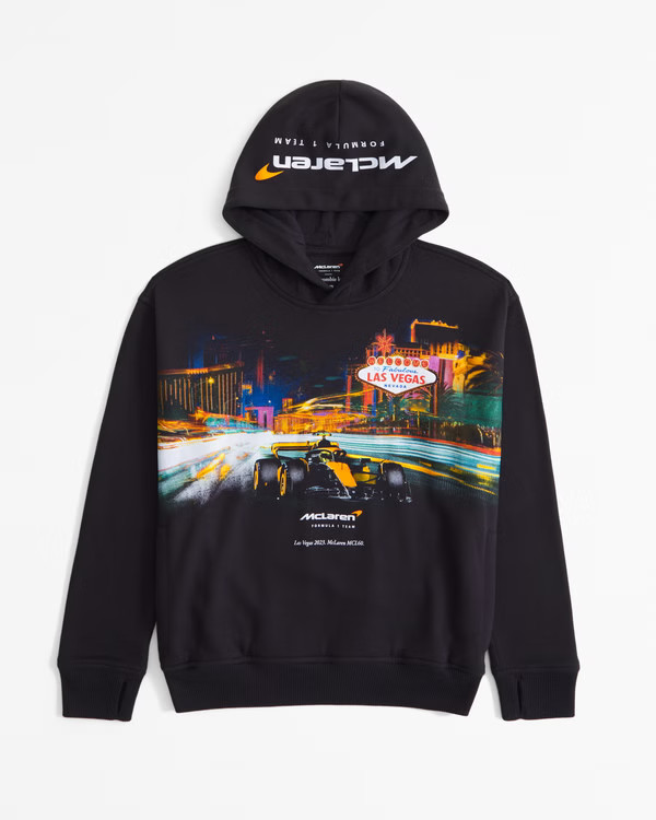 mclaren graphic popover hoodie | Abercrombie & Fitch (US)