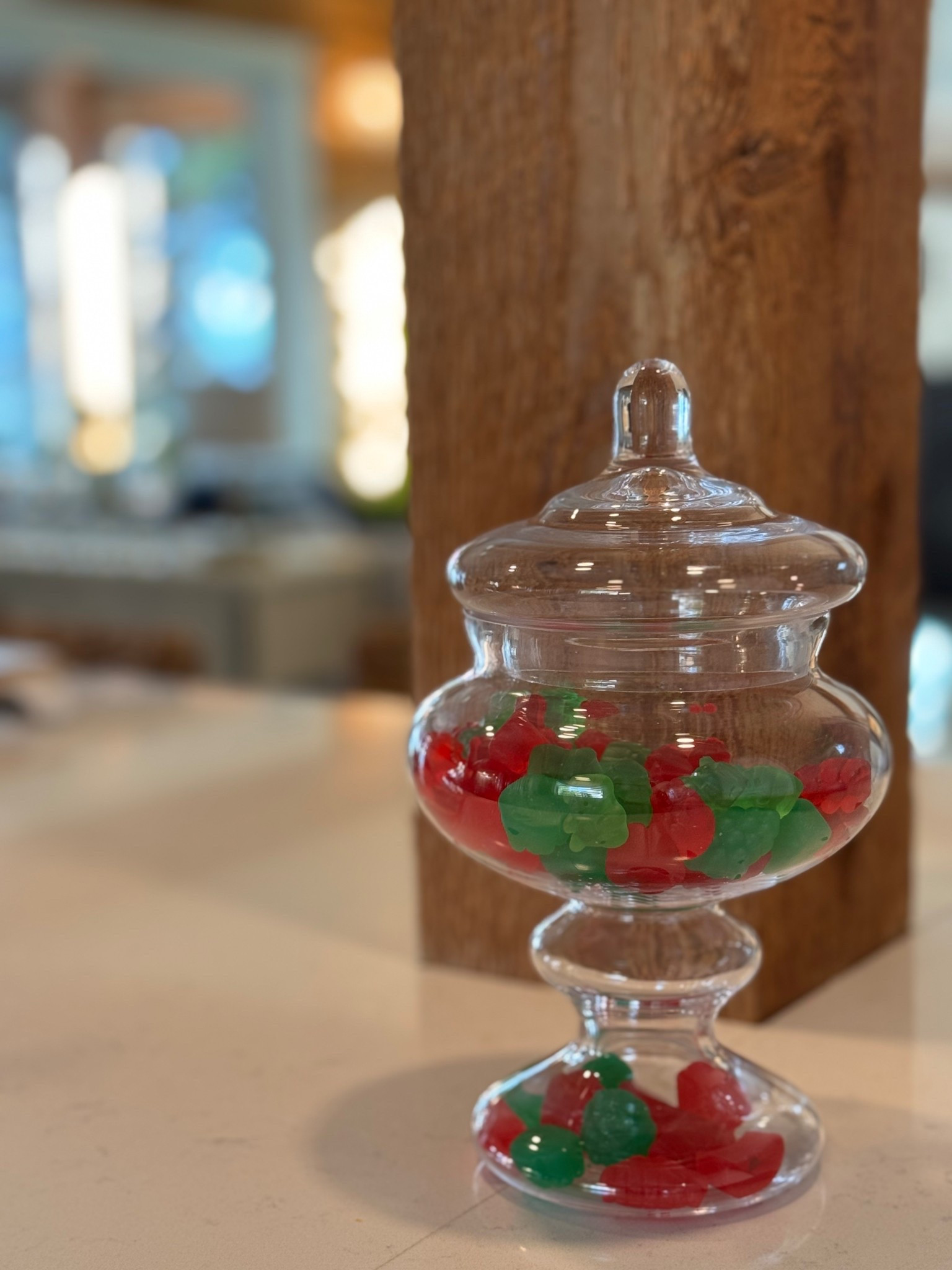 Loving this apothecary jar from Michael’s that I received as a gift. I’m slowly eating my way through all the jujubes and gummies. Once they’re gone, I think I’ll fill the jar with some of my beach finds like shells or sea glass. 

#LTKgiftguide #LTKhome