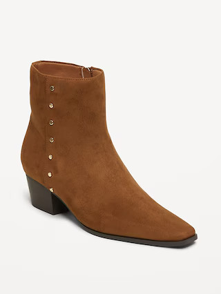 Low-Heel Booties for Women | Old Navy (US)
