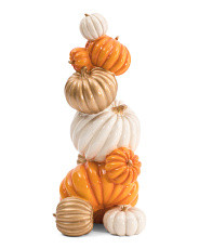 16in Multicolor Stacked Pumpkins | Fall Decor | Marshalls | Marshalls