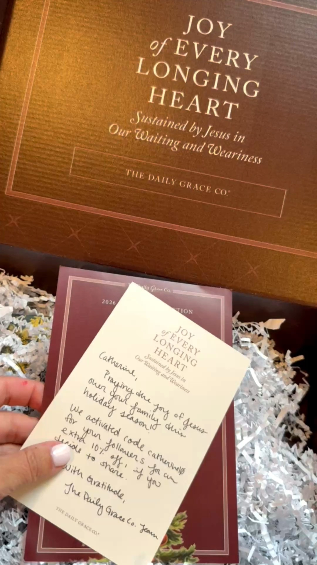 The Daily Grace Co. 2026 Advent Collection is live and they are giving us 10% off with code Catherine10.

#LTKdayinmylife #LTKSeasonal #LTKOver40