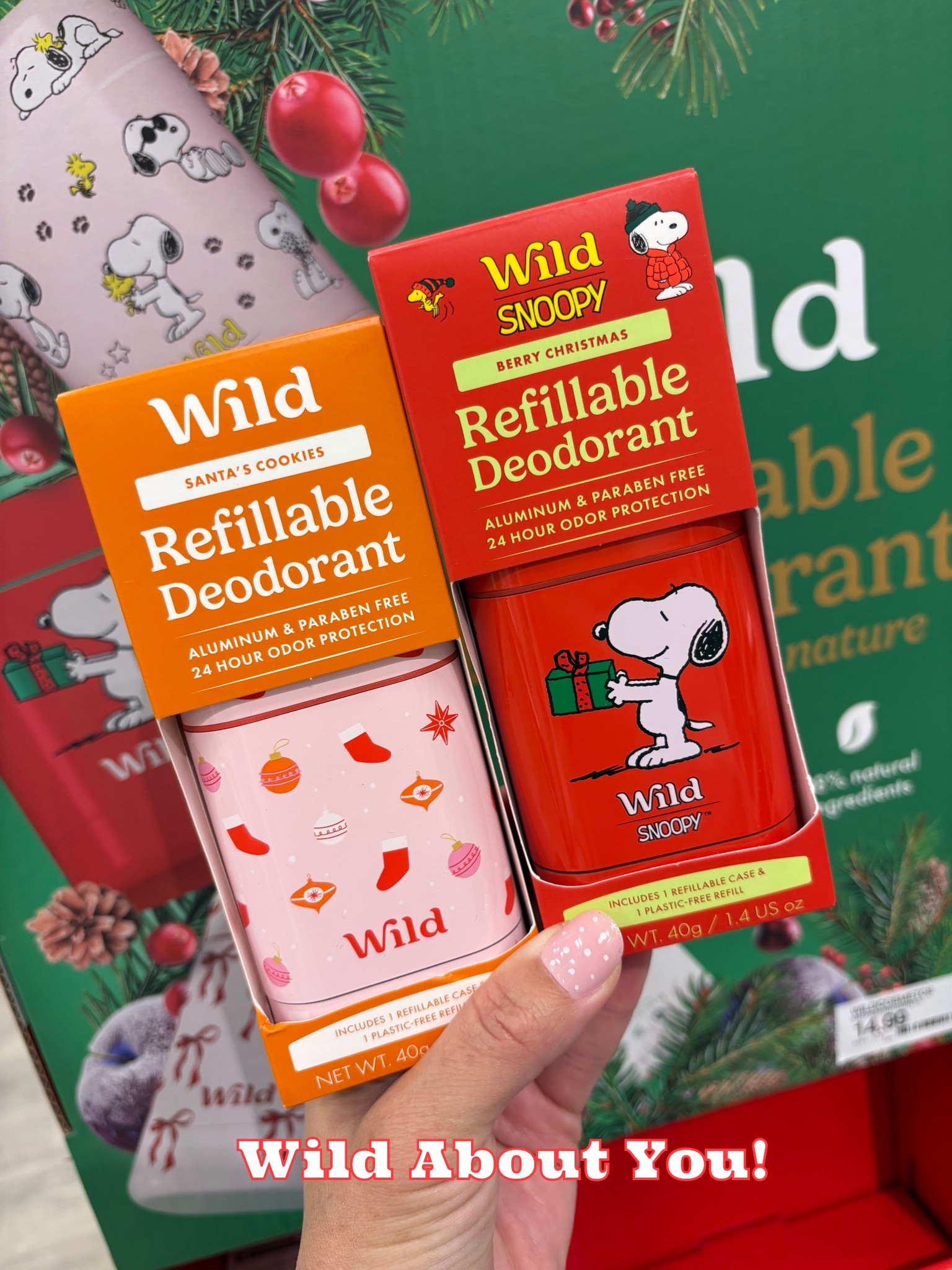 Wild Deodorant Santa’s Cookies Stickings Case & Berry Christmas Snoopy Case New Scent Refillable Deodorant Holiday Sets #wilddeodorant #targrtbeauty #targetdeals #aluminumfree 

#LTKBeauty #LTKGiftGuide #LTKHoliday
