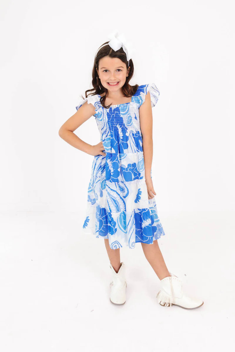 The Delayney Mini Dress - Blue | The Impeccable Pig