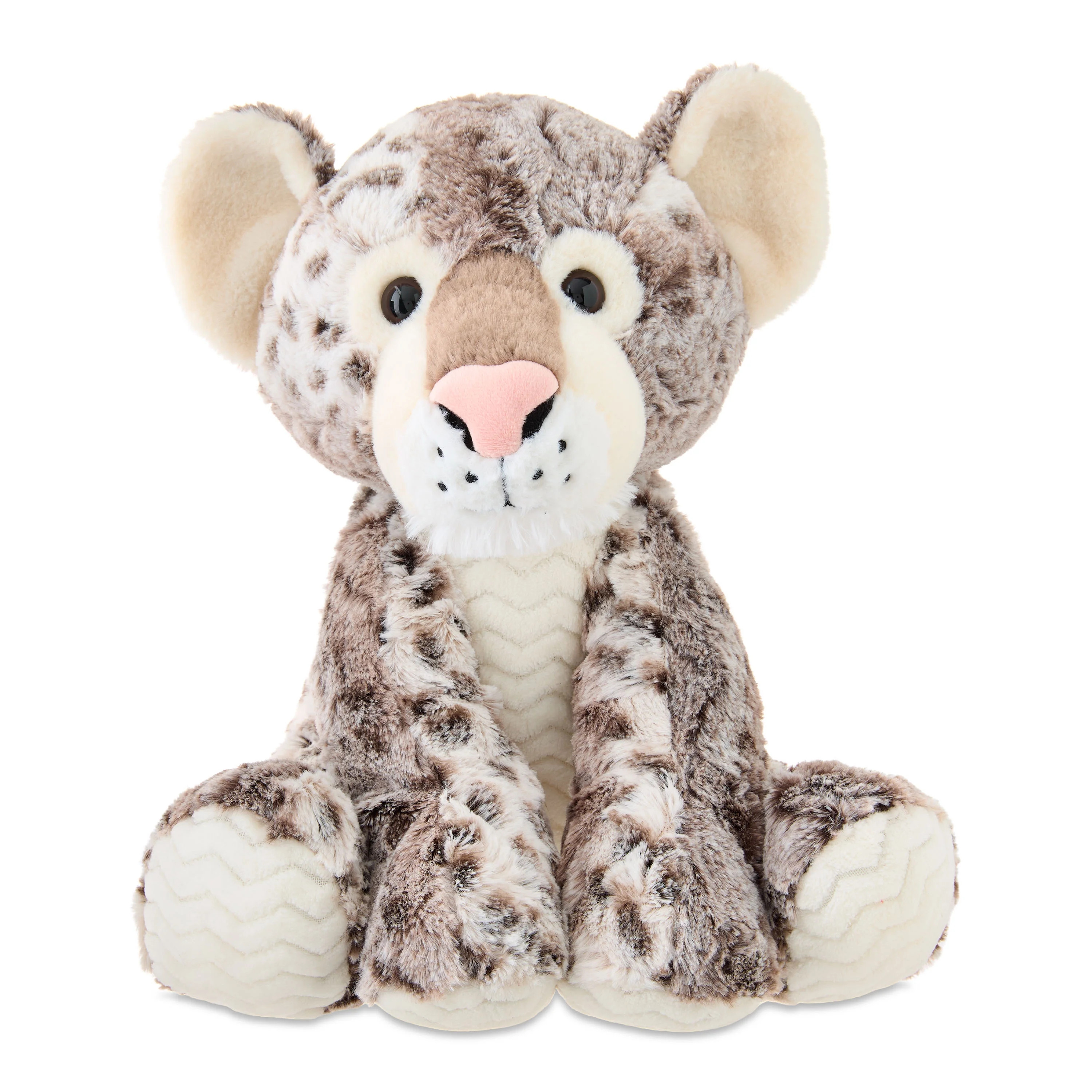 Large Leopard Plush, Brown, 14", Valentine's Day by Way To Celebrate | Walmart (US)