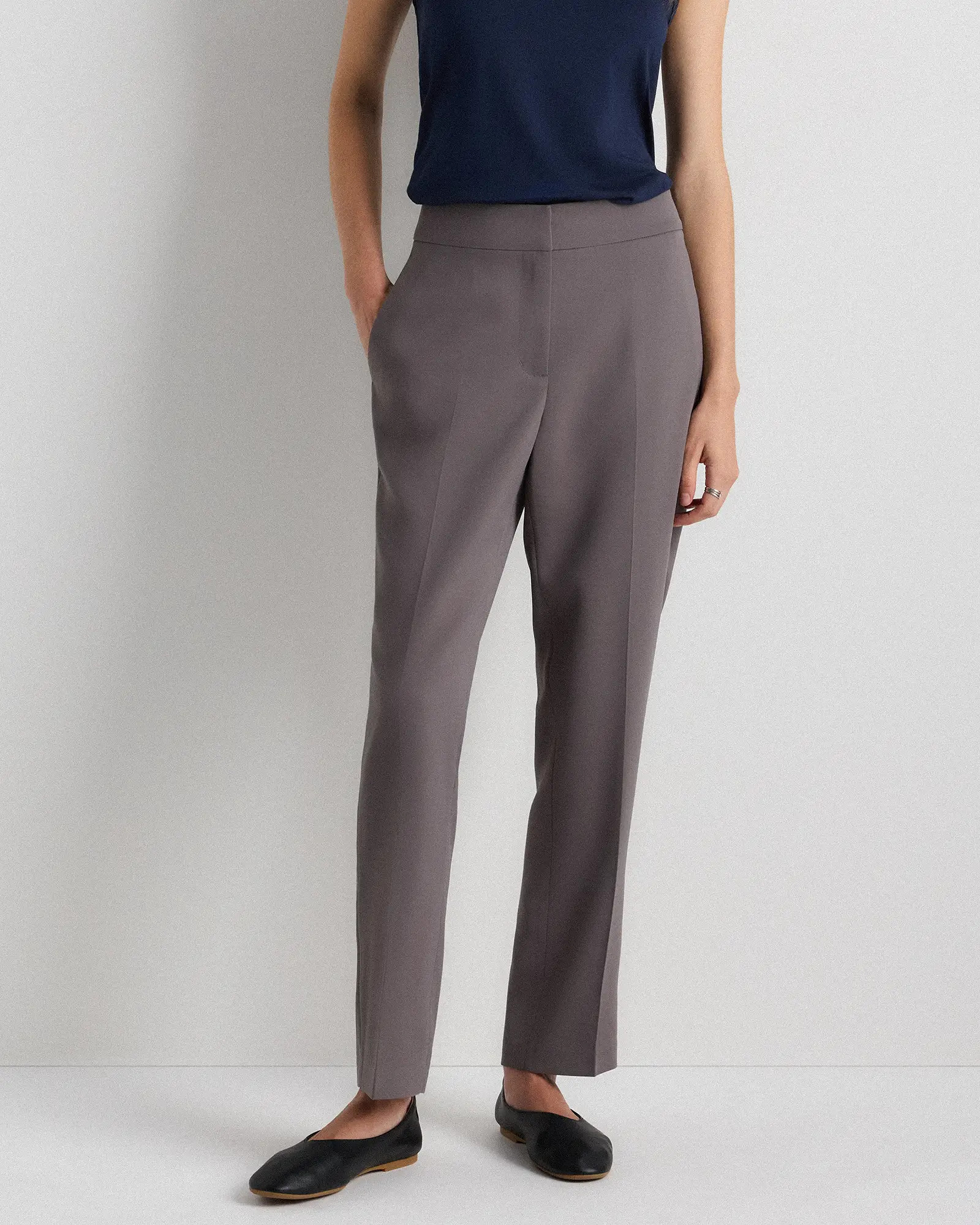 Stretch Crepe Ankle Pants | Quince