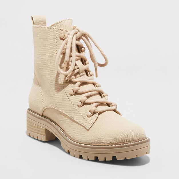 Women's Parker Lace-Up Combat Boots - Universal Thread™ | Target