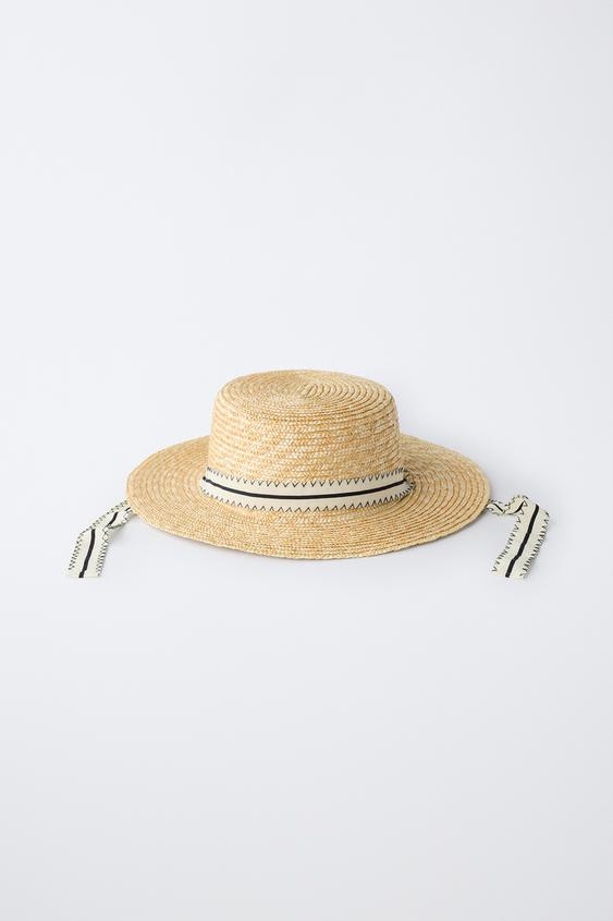 SKIMMER HAT WITH BAND | Zara US
