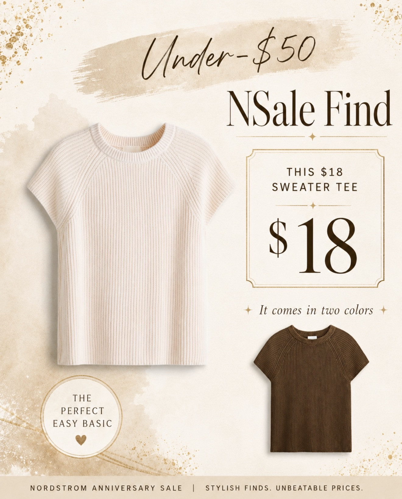 $18 for the absolute perfect sweater tee!

#LTKSaleAlert #LTKOver40 #LTKSeasonal