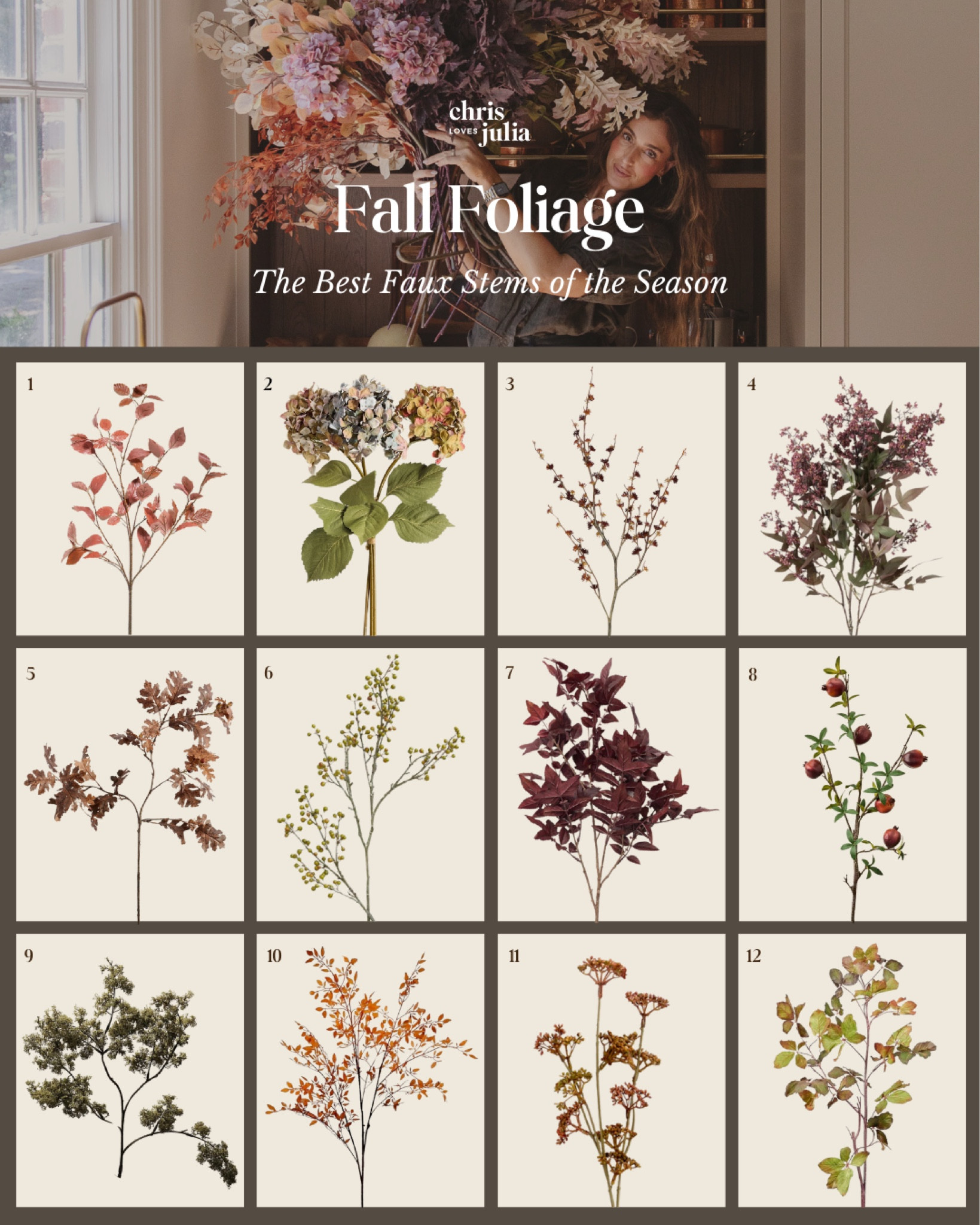 Our favorite fall stems all in one place 🍂 today on ChrisLovesJulia.com I’m sharing how I’ve styled them in my home this season 🫶🏻

#LTKFindsUnder50 #LTKSeasonal #LTKFallSale