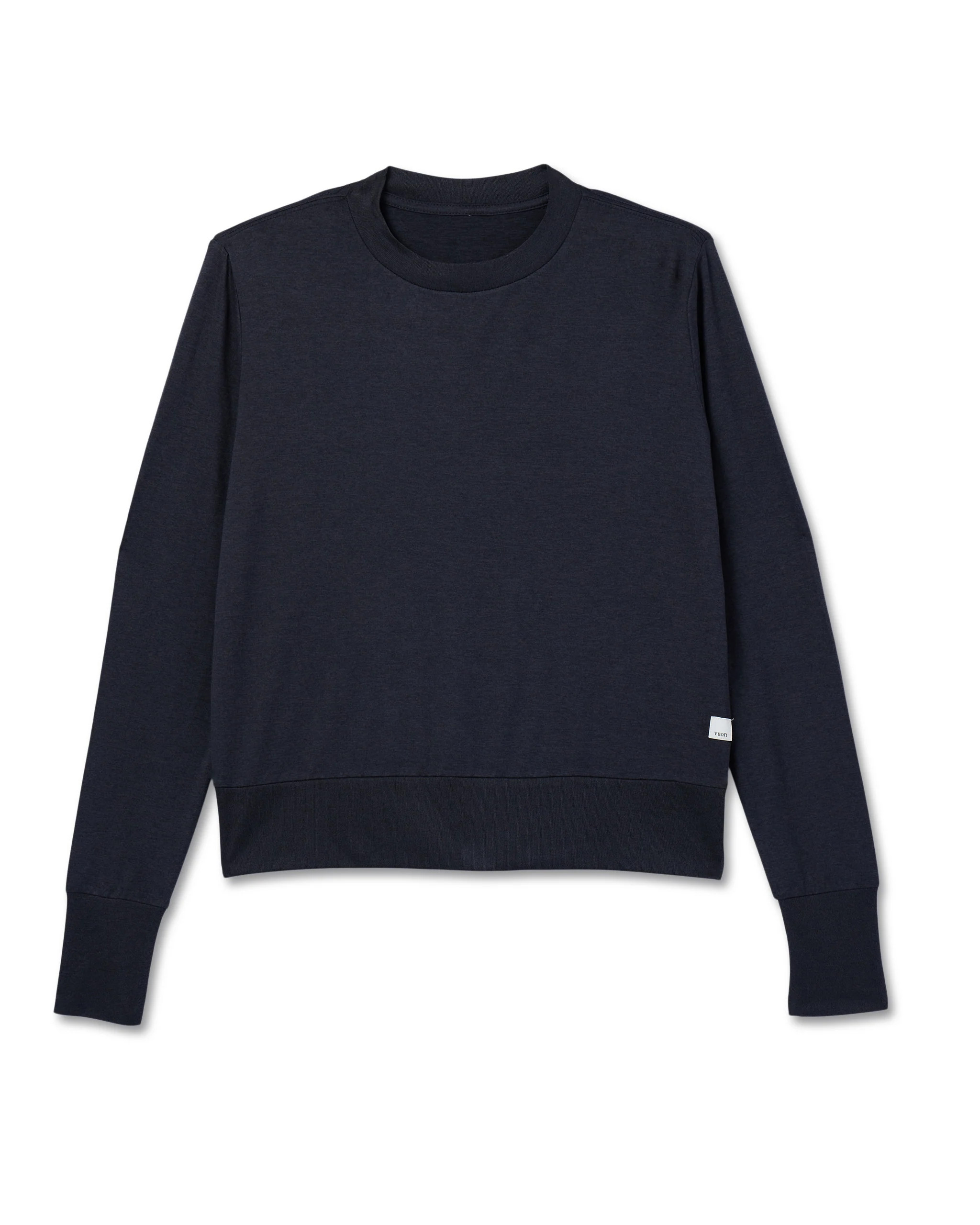 Daydream Crew | Lightweight Black Long Sleeve Shirt | Vuori | Vuori Clothing (US & Canada)