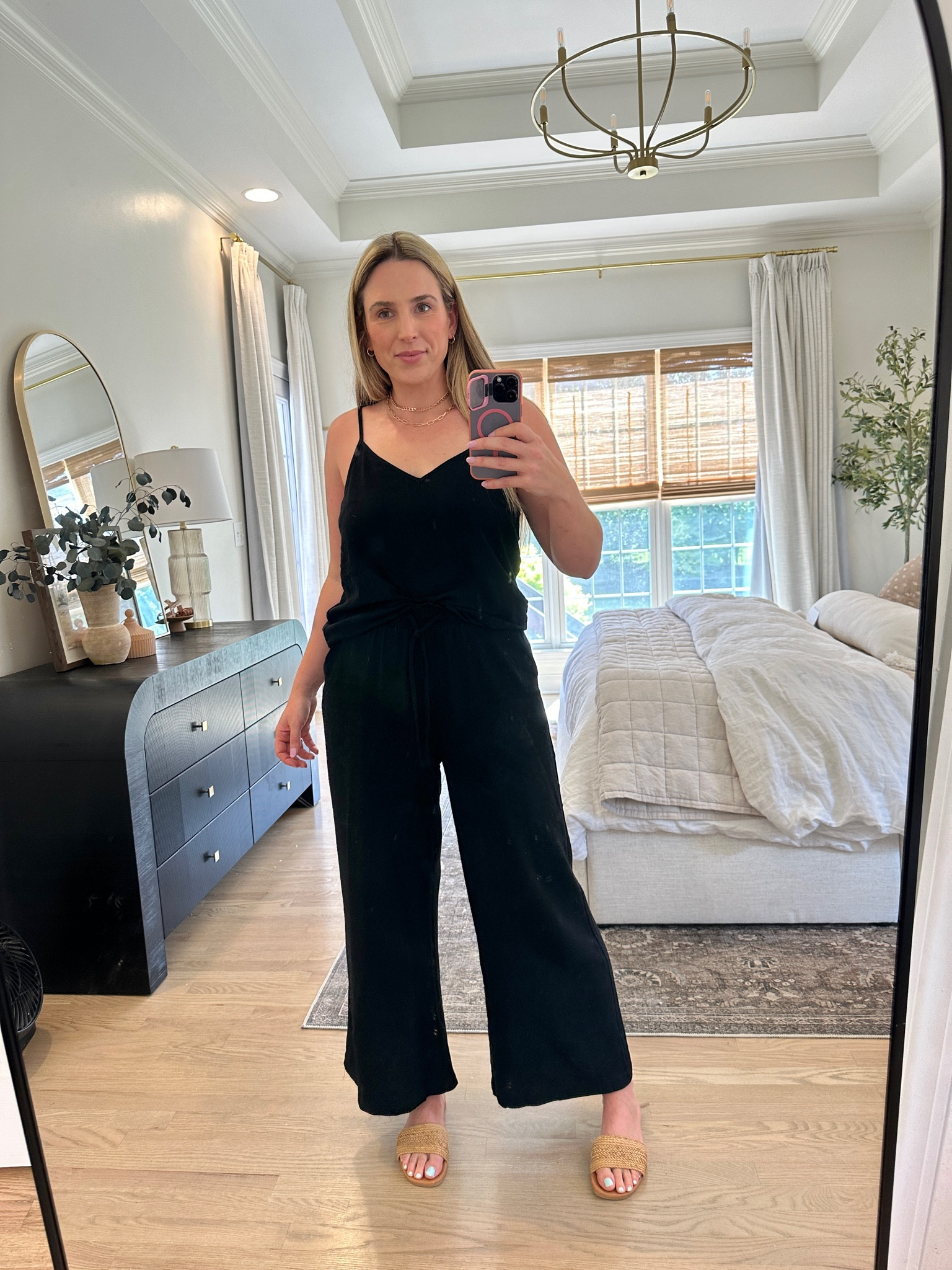 Women's 2 Piece Linen Lounge Set Casual Matching Pants / top that looks like a  Jumpsuit

Love this linen like / light material two piece for summer from Amazon.  

I’m 5’7 and wearing a medium.  I typically wear a M, sometimes L and/or size 8.  The medium fit perfectly.

Love the loose fitting, could dress up or down!

Amazon Fashion Finds | Fashion Finds | Midsize Fashion 

#LTKMidsize #LTKFindsUnder50 #LTKSaleAlert