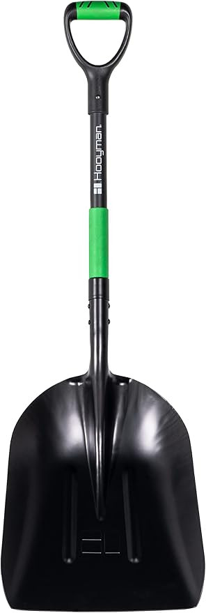 Hooyman Scoop Shovel with Lightweight Aluminum Head Construction, Ergonomic No-Slip H-Grip, D Han... | Amazon (US)